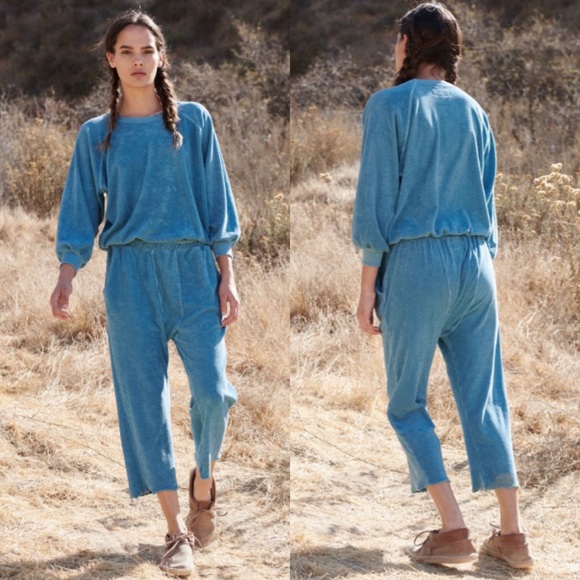 THE GREAT. Pants - NWT The Great. Micro Terry Sweatpants Turquoise